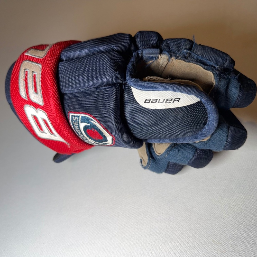 Bauer Vapor Team Elite Hockey Glove 11" Navy Red Cincinnati Cyclones Left Only